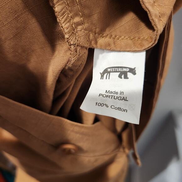 Free People X Westerlind Climbing brown jumpsuit size medium - Picture 9 of 9